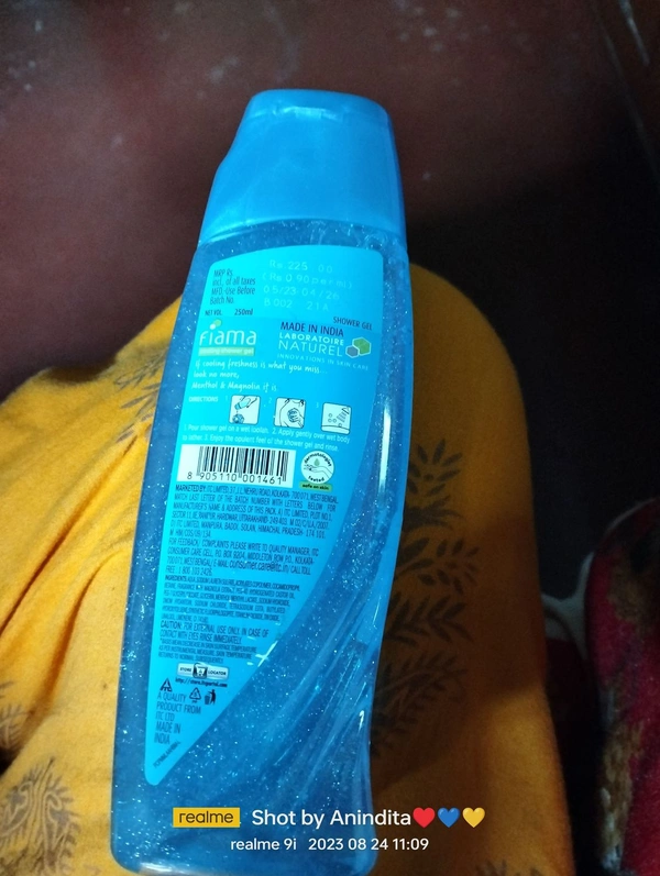 Fiama Cooling Shower Gel With Conditioners - 250ml, NA, NA