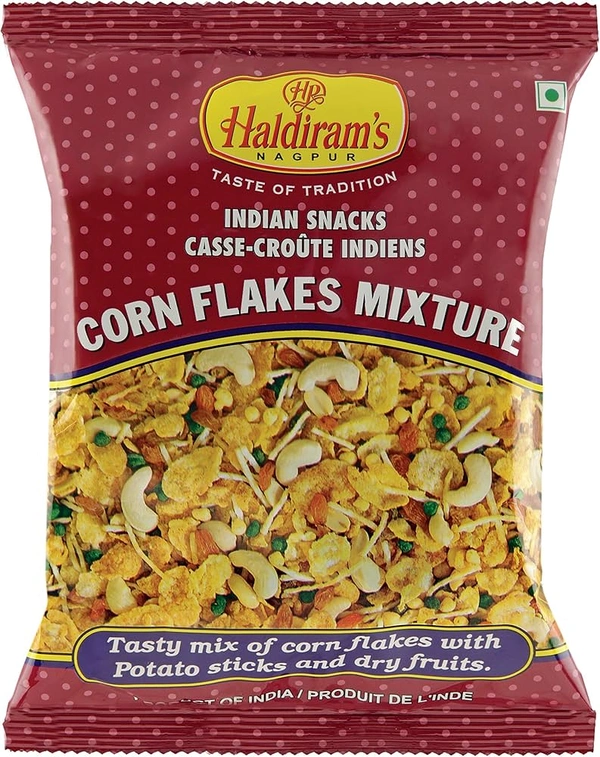 Haldirams Corn Flakes Mixture - 350g, NA, NA