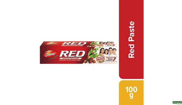 DABUR RED Toothpaste - 100g, NA, NA