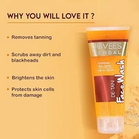JOVEES HERBAL DE TAN FACEWASH - 120ML, NA, NA