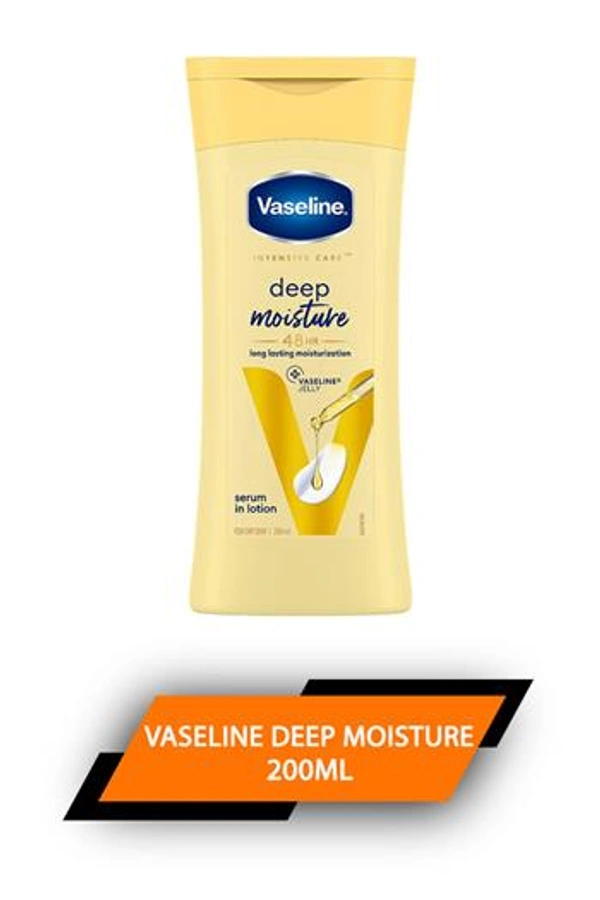 VASELINE DEEP MOISTURE BODY LOTION - 200ML, NA, NA