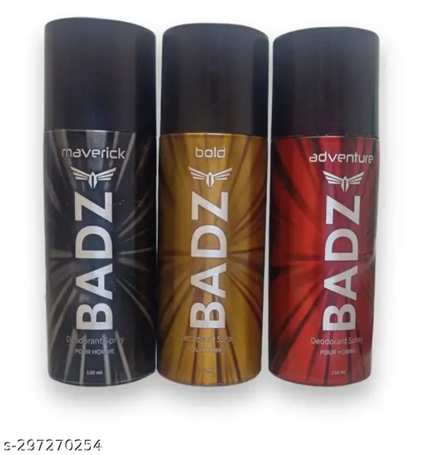 BOLD BADZ DEODORANT SPRAY POUR HOMME - 150ML, NA, NA