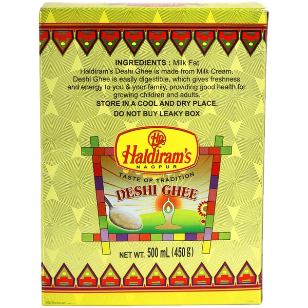 Haldirams Deshi Ghee - 500ml, NA, NA