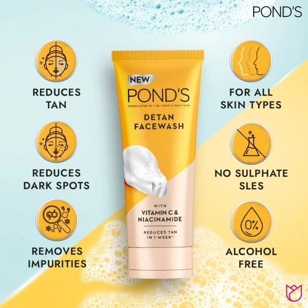 POND'S DETAN FACEWASH - 100G, NA, NA