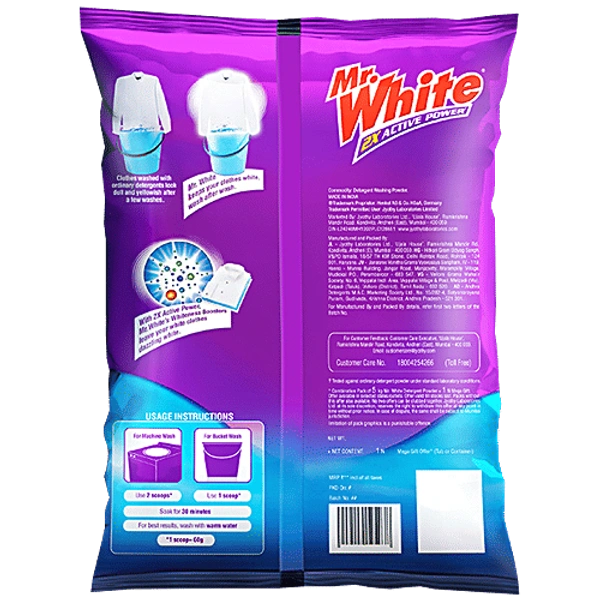 MR. WHITE DETERGENT POWDER - 5KG, NA, NA