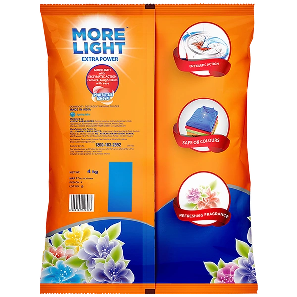 MORE LIGHT DETERGENT POWDER - 4KG, NA, NA