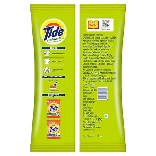 TIDE DETERGENT POWDER - 3KG, NA, NA
