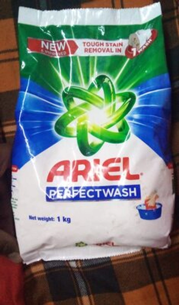 ARIEL PERFECT WASH DETERGENT POWDER - 1kg, NA, NA