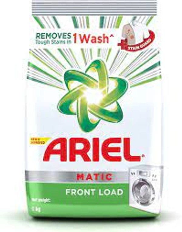 ARIEL MATIC FRONT LOAD DETERGENT POWDER - 1KG, NA, NA