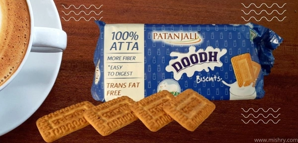 Patanjali Doodh Biscuits - 255g, NA, NA