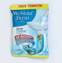 WONDER FRESH DRAIN CLEANER - 50G, NA, NA