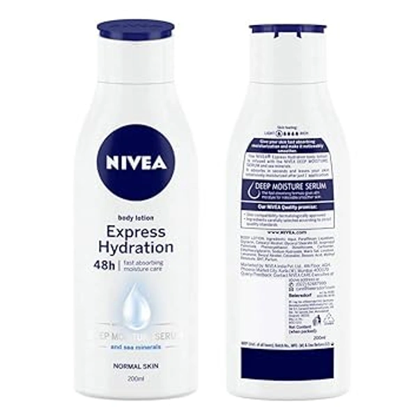 NIVEA EXPRESS HYDRATION BODY LOTION - 200ML, NA, NA