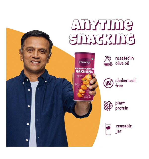 Farmley Achaari Chatka makhana - 55g, NA, NA