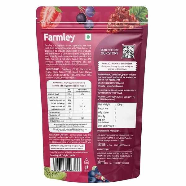 Farmley Berry Mix - 200g, NA, NA
