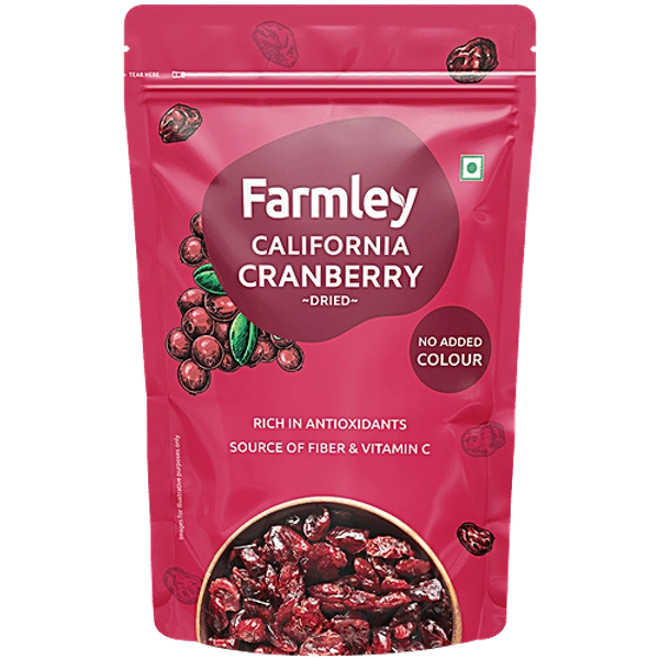 Farmley California Cranberry Dried - 200g, NA, NA