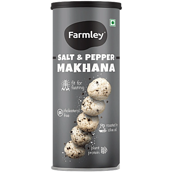 Farmley Salt & Pepper Makhana - 55g, NA, NA