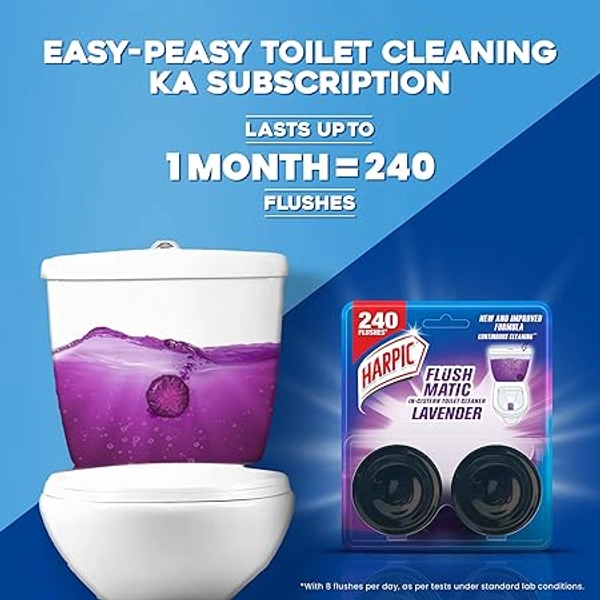 HARPIC FLUSH MATIC - 240FLUSHES, NA, NA