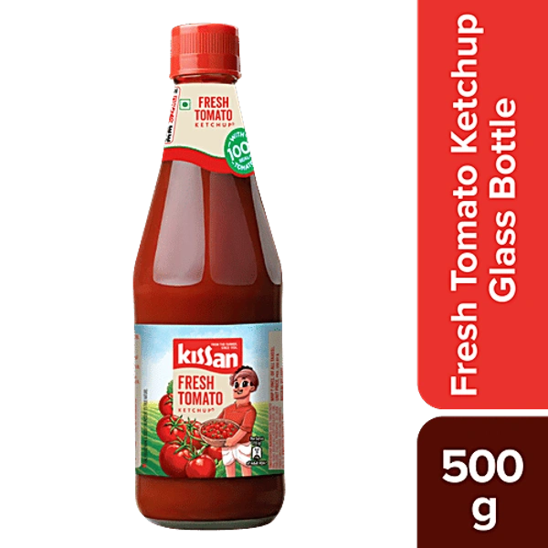 KISSAN FRESH TOMATO KETCHUP - 500 g, NA, NA