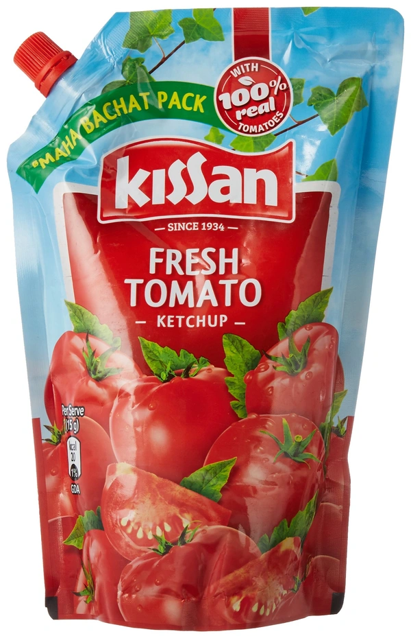 KISSAN FRESH TOMATO KETCHUP - 90 g, NA, NA