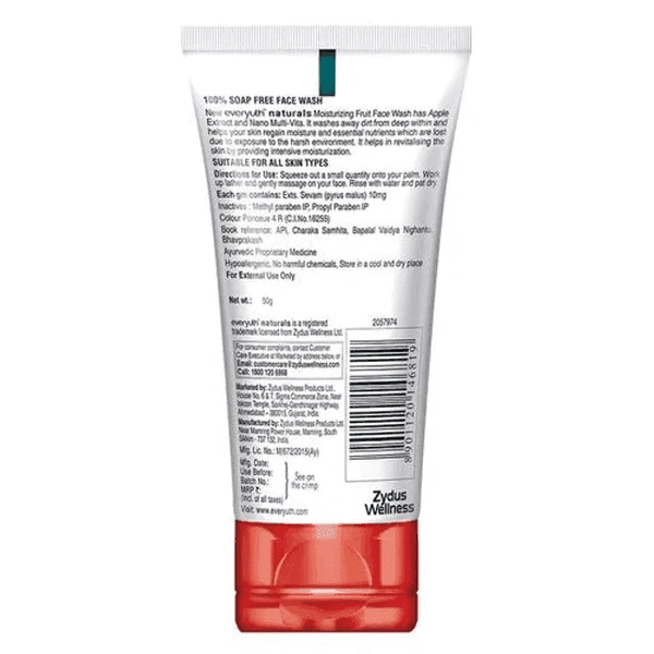 EVERYUTH FRUIT FACEWASH - 50G, NA, NA