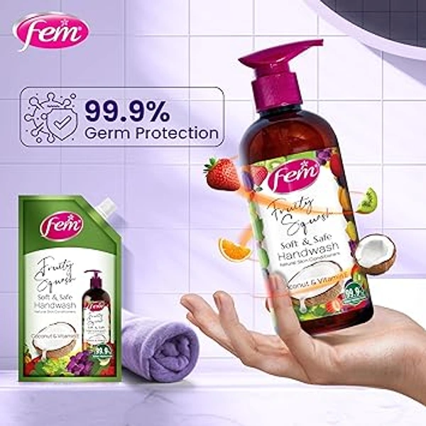 FEM FRUITY SGUASH HANDWASH - 250ML, NA, NA