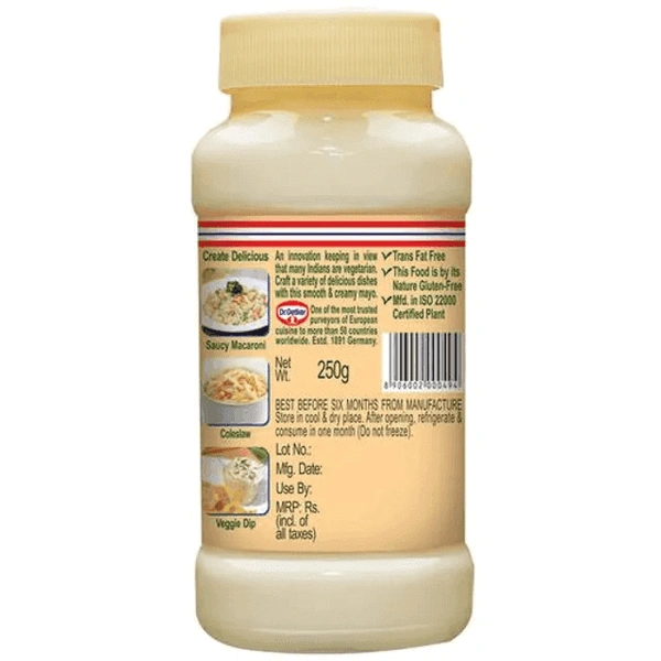 Dr.Oetker Funfoods Veg Mayonnaise - 250g, NA, NA