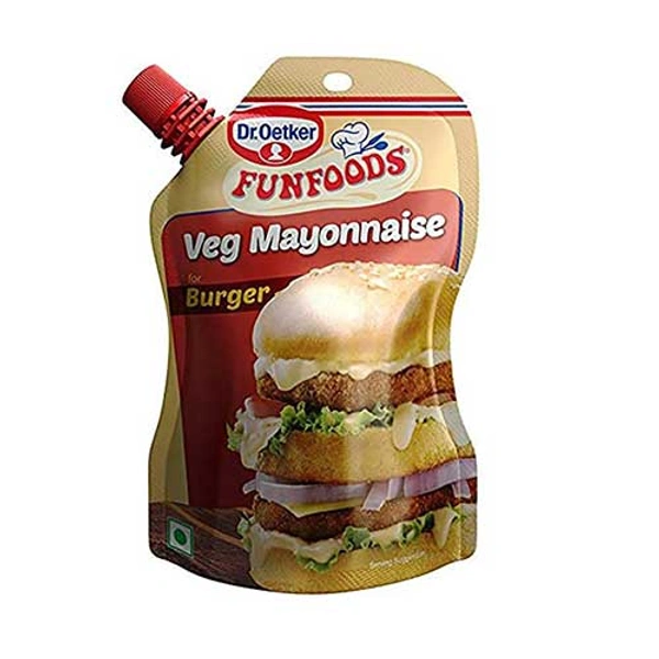Dr.Oetker Funfoods Veg Mayonnaise Burger - 100g, NA, NA