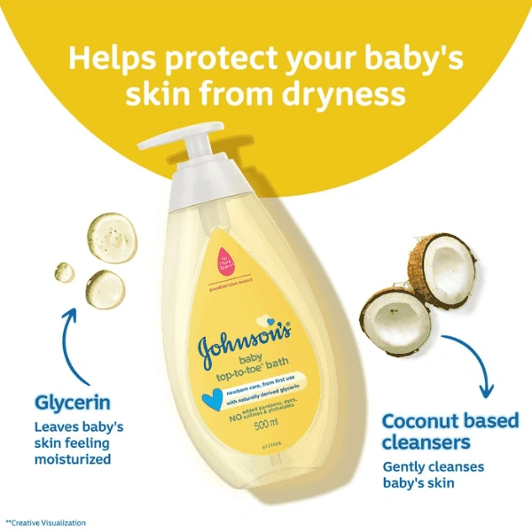 Gohnson's baby top to toe bath - 200ml, NA, NA