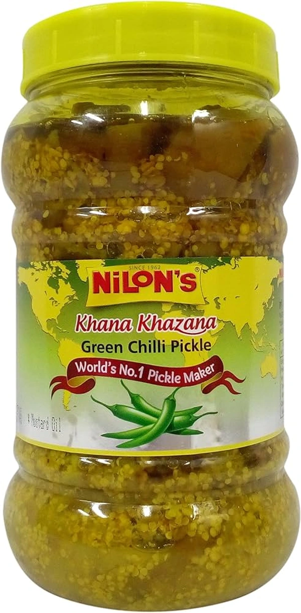 Nilons Green Chilli pickle - 900g, NA, NA