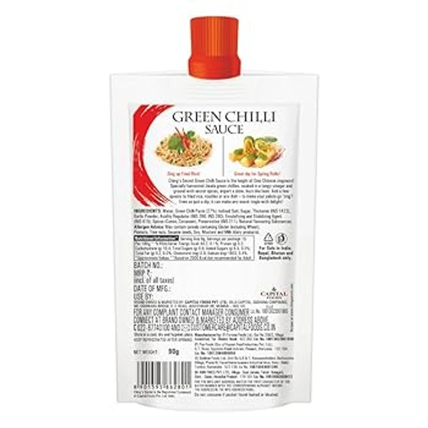 CHINGS SECRET GREEN CHILLI SAUCE - 90g, NA, NA