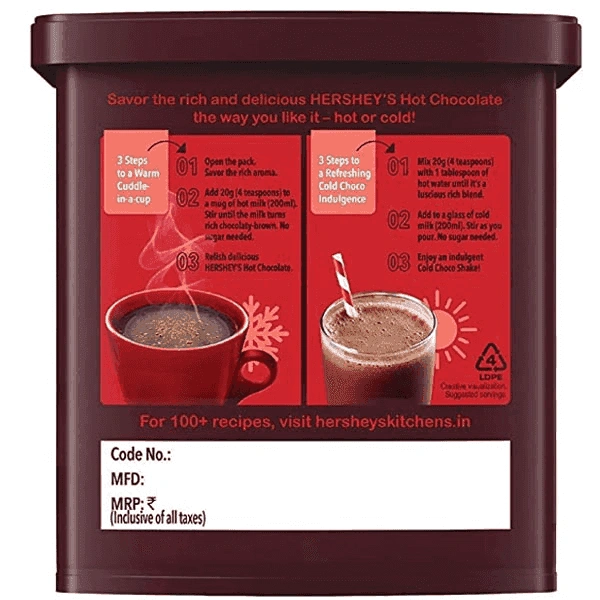 Herasheys's Hot Chocolate - 250g, NA, NA