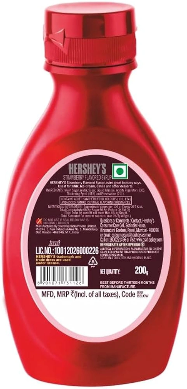 Hershey's Hersheys Syrup - 200g, NA, NA