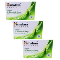 HIMALAYA NEEM & TURMERIC SOAP - 3 N, NA, NA