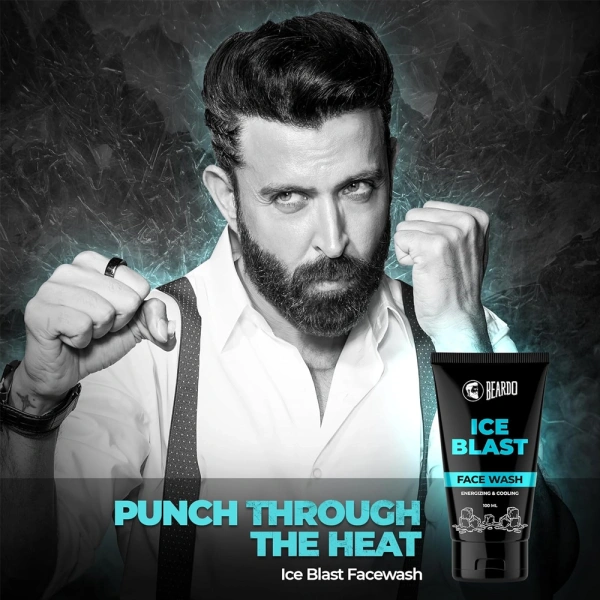 BEARDO ICE BLAST FACEWASH - 100ML, NA, NA