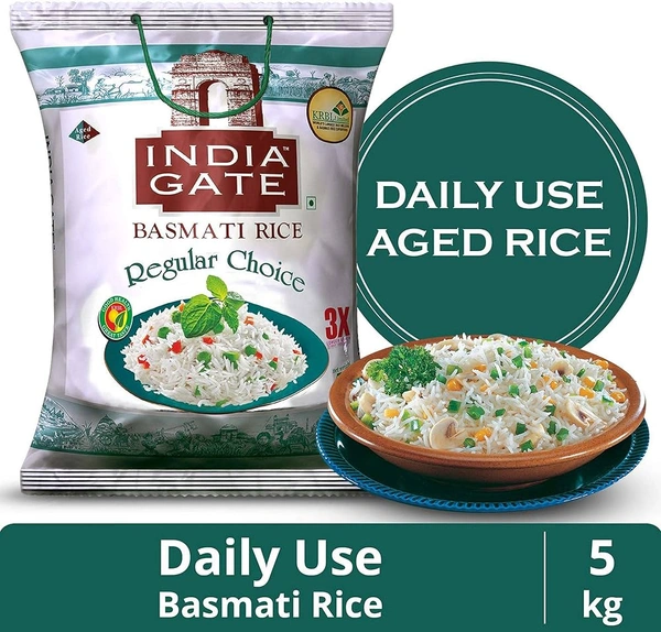 INDIA GATE RICE REGULAR CHOICE - 5KG, NA, NA