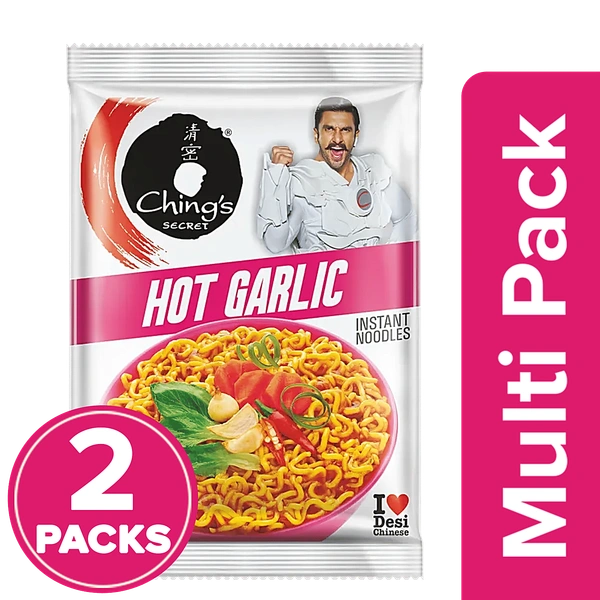 Hot Garlic Instant Noodles - 60g, NA, NA