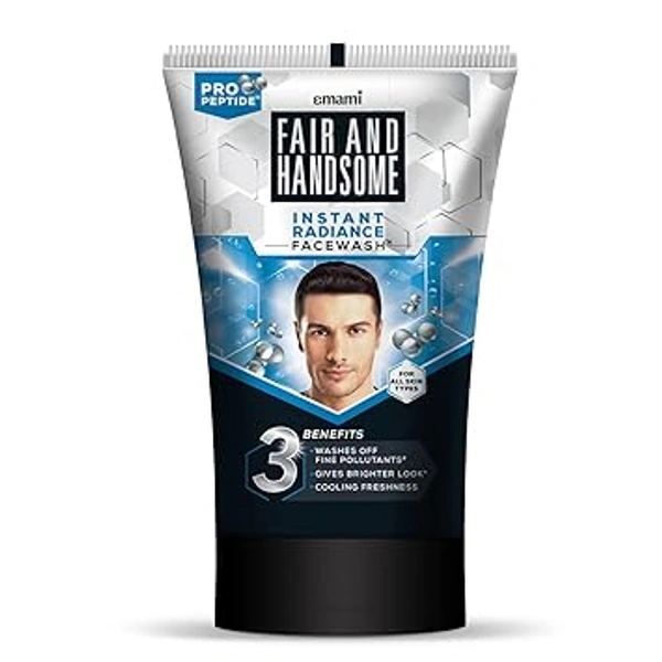 FAIR AND HANDSOME INSTANT RADIANCE FACEWASH - 50G, NA, NA