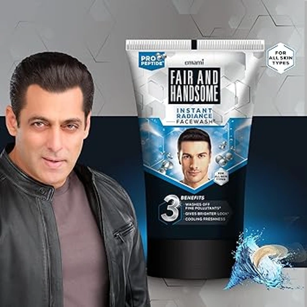 FAIR AND HANDSOME INSTANT RADIANCE FACEWASH - 50G, NA, NA