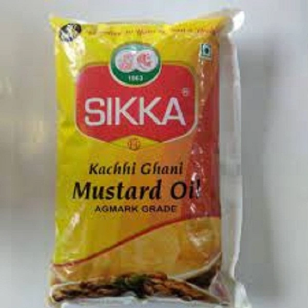 Sikka Kachi Ghani Mustard Oil - 1L, NA, NA