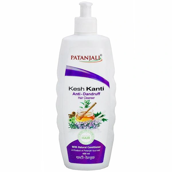 Patanjali Kesh Kanti Anti Dandruff Hair Cleanser - 450ml, NA, NA