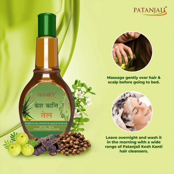 PATANJALI KESH KANTI TEL - 300ML, NA, NA