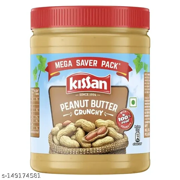 KISSAN PEANUT BUTTER CRUNCHY - 350g, NA, NA