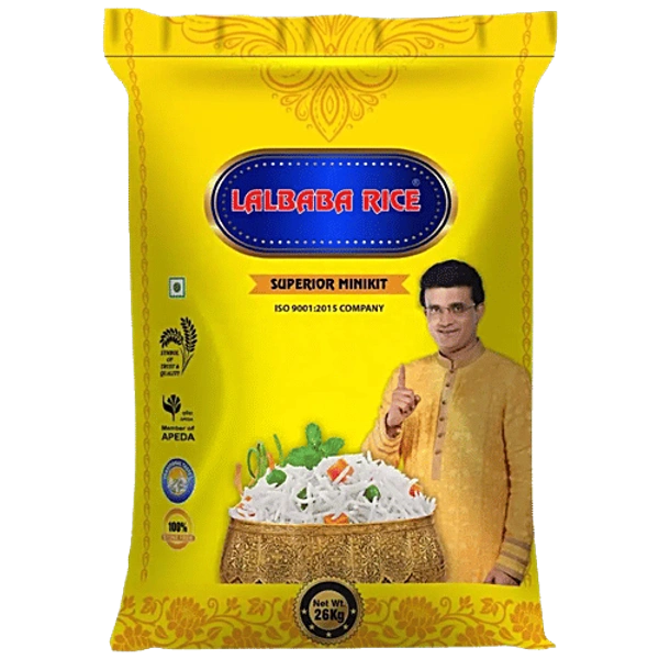 LALBABA RICE SUPERIOR MINIKIT PARBOILED RICE - 26KG, NA, NA