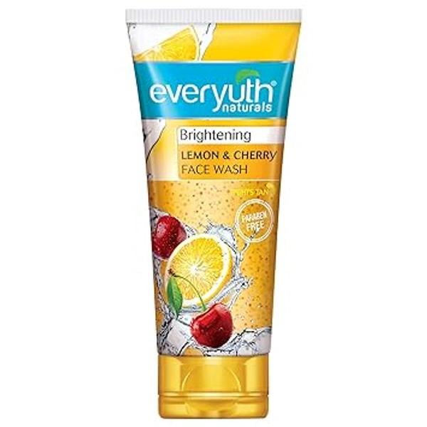 EVERYUTH LEMON & CHERRY FACEWASH - 150G, NA, NA