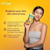 EVERYUTH LEMON & CHERRY FACEWASH - 150G, NA, NA