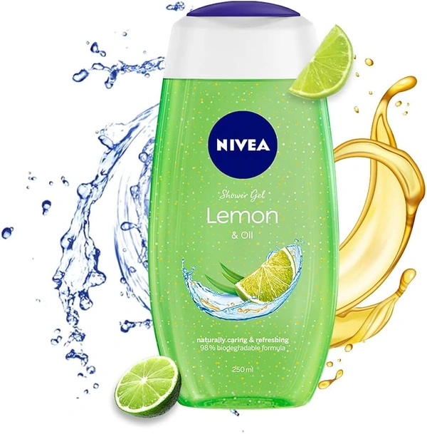 Nivea Lemon & Oil Shower Gel - 250ml, NA, NA