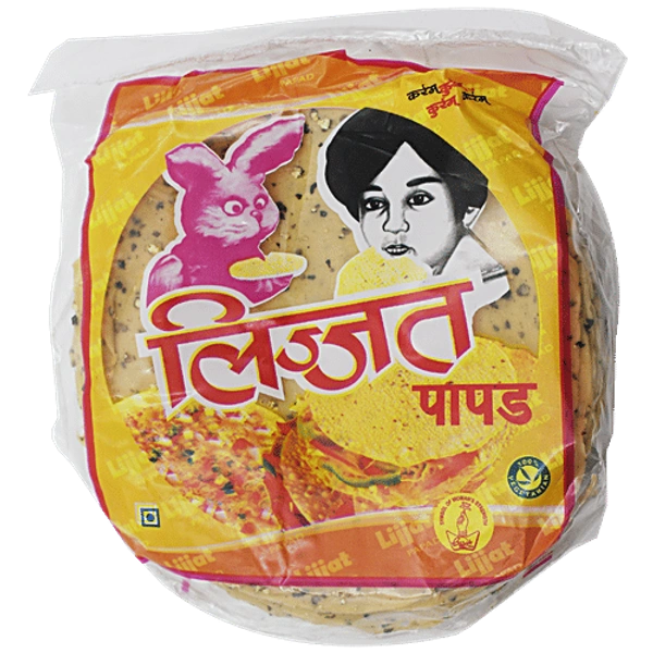 Punjabi masala Lijjat papad punjabi - 200g, NA, NA
