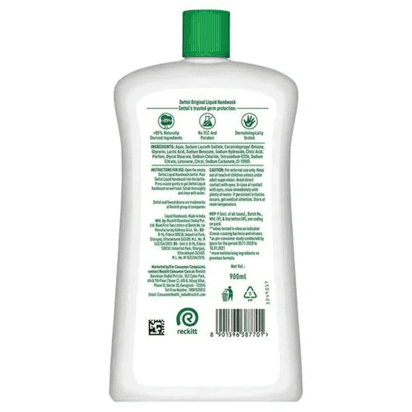 DETTOL LIQUID HANDWASH - 900ML, NA, NA