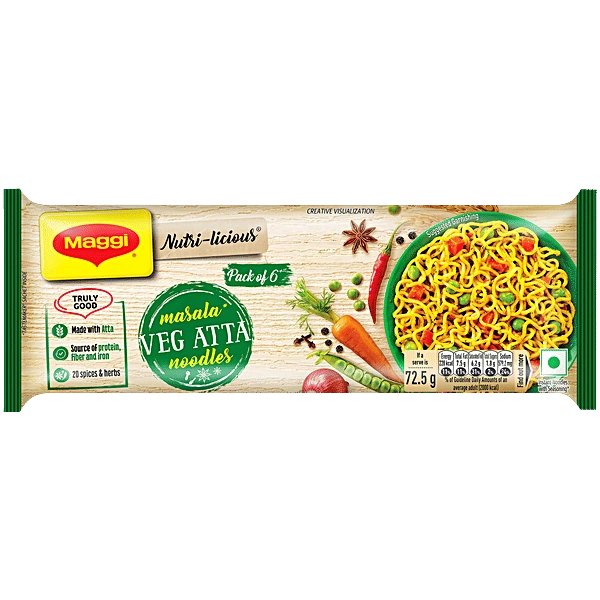 MAGGI VEG ATTA NOODLES - 435G, NA, NA