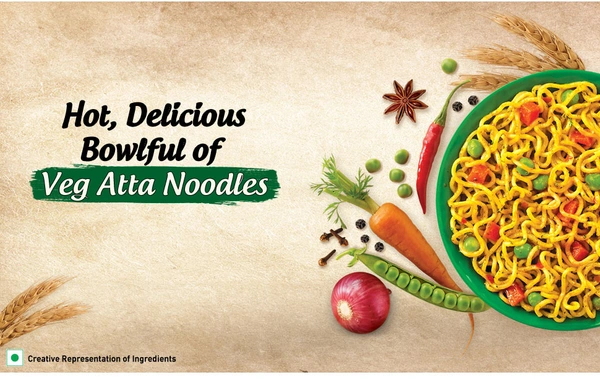 MAGGI VEG ATTA NOODLES - 435G, NA, NA